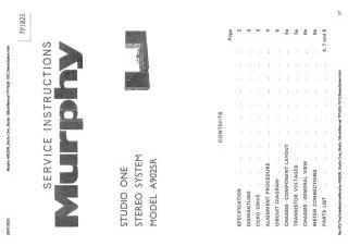 Murphy-A902SR_Studio One_Studio 1(BushManual-TP1825)-1972.StereoSytem preview